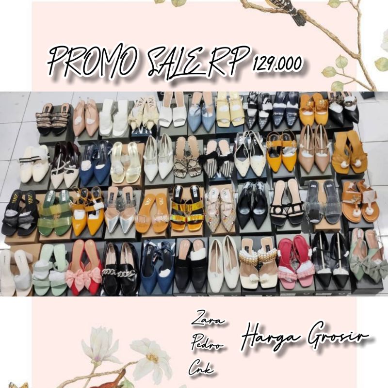 PROMO SALE SEPATU WANITA| SEPATU CK ZARA PEDRO  HARGA GROSIR