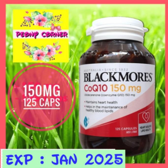 Blackmores CoQ10 co q10 co q 10 coq10 coEnzyme 150mg 125 Capsules - 150 mg Lc