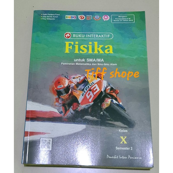 Buku pgs / pr interaktif fisika kelas 10 semester 2 intan pariwara