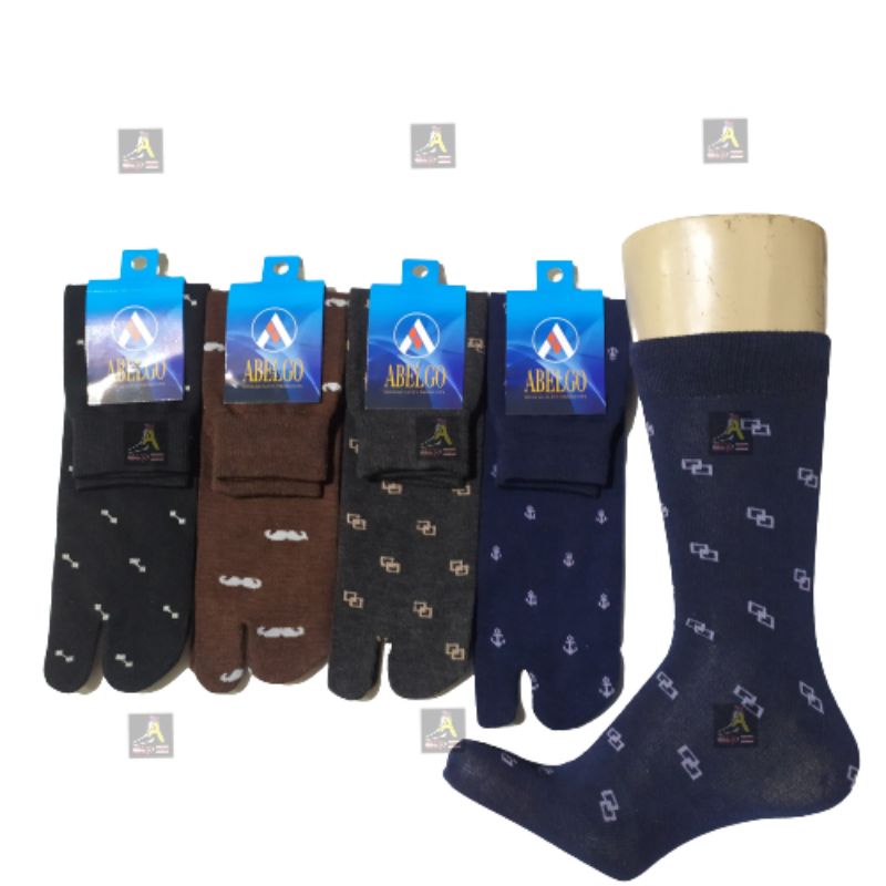 Kaos kaki jempol pria panjang motif anti bacteria/kaos jempol pria casual panjang motif
