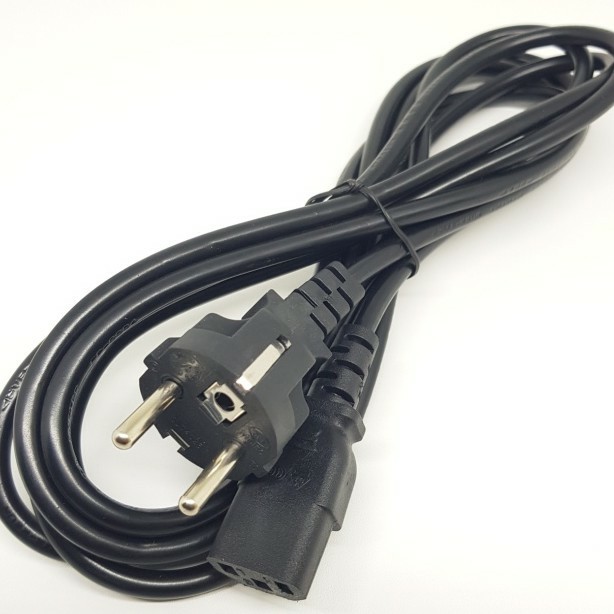 Kabel Power Dektop PC Komputer Monitor TV LED LCD 1.8m