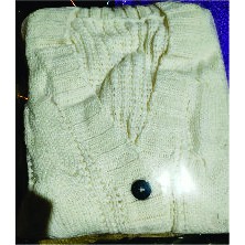 Cardigan Rajut Motif DHIYA | type 3 Get | Rajut TEBAL Premium | Pakaian Rajut Atasan Wanita-Off White
