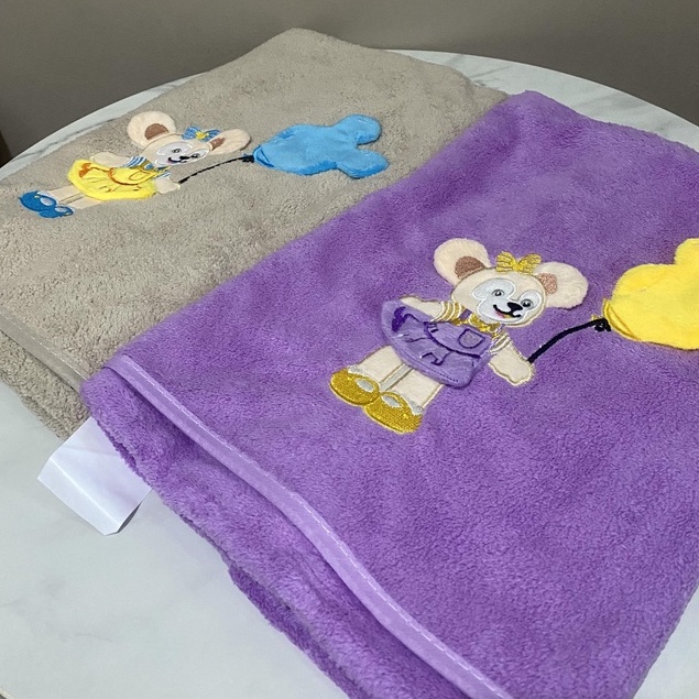 Handuk Mandi Anak Bayi Dewasa Microfiber 35x75 Bordir Karakter Murah