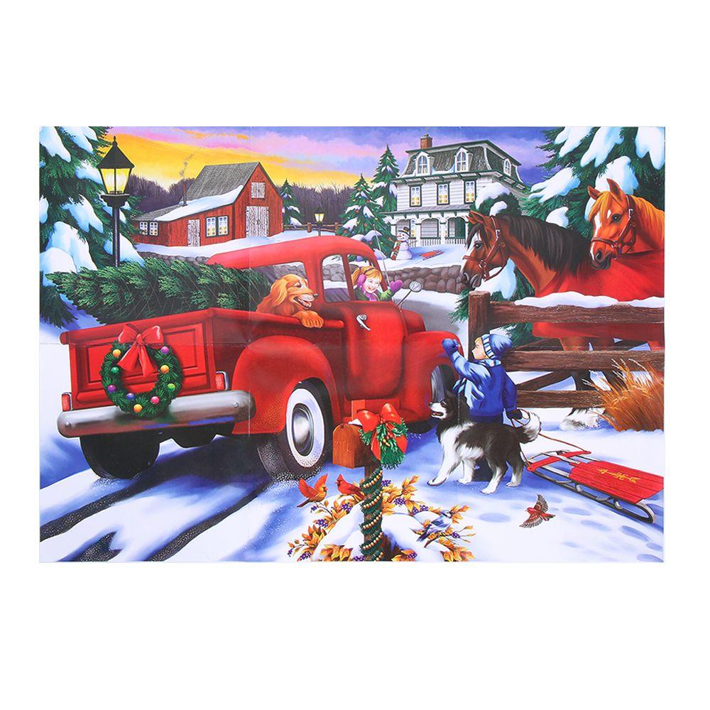 R-flower 1000pcs Mainan Edukasi Puzzle Jigsaw Motif Snowman / Natal Untuk Anak / Dewasa