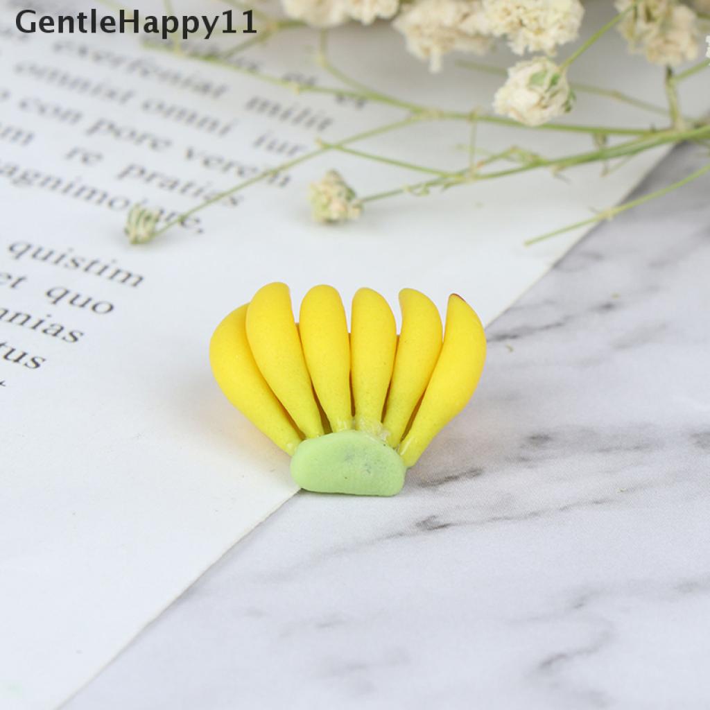 Gentlehappy 1pc Mainan Miniatur Pisang Skala 1: 12 Untuk Dekorasi Rumah Boneka