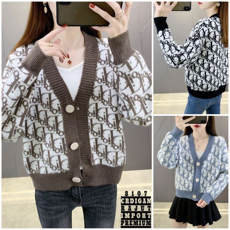 Cardigan Rajut Import Tebal Original Korean Style C01