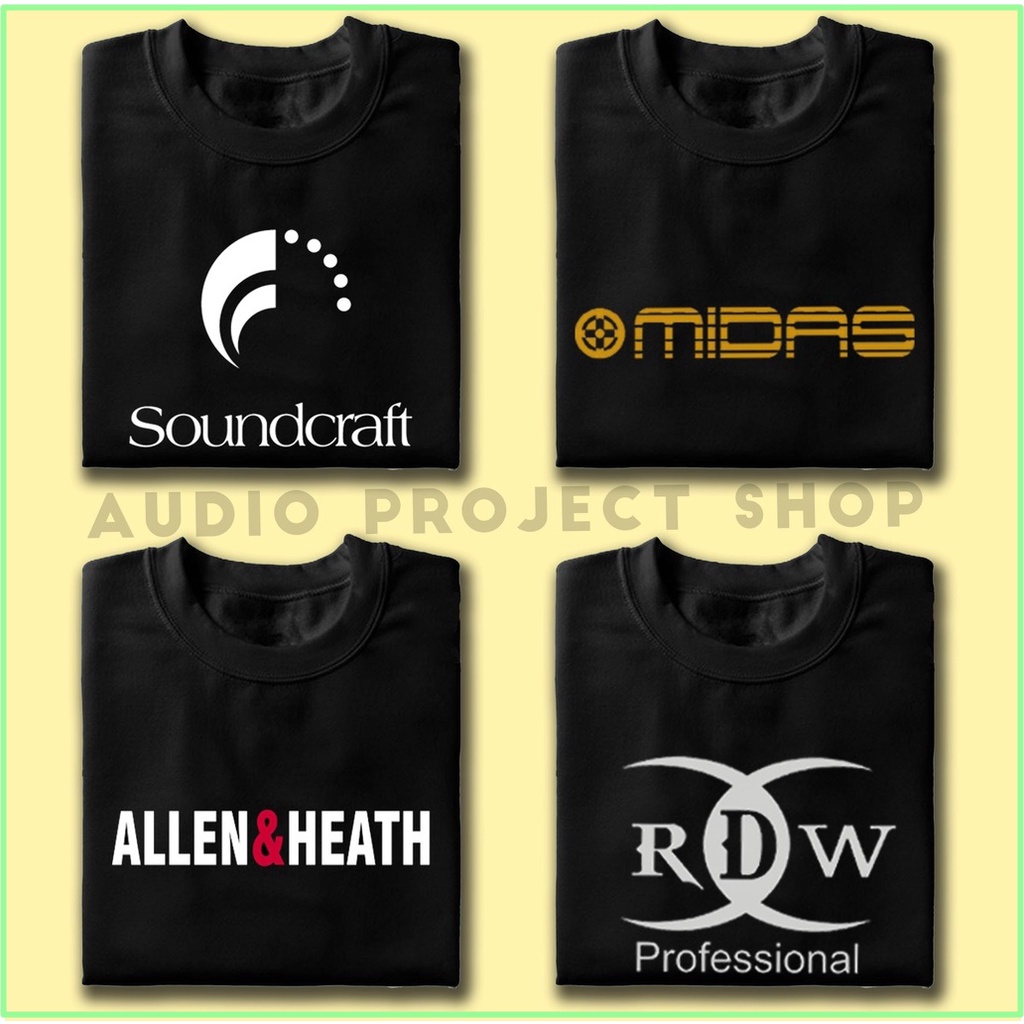 KAOS AUDIO SOUND SYSTEM CREW BAJU    'SOUNDCRAFT  MIDAS  ALLEN&HEATH  RDW  '  MURAH VIRAL GROSIR