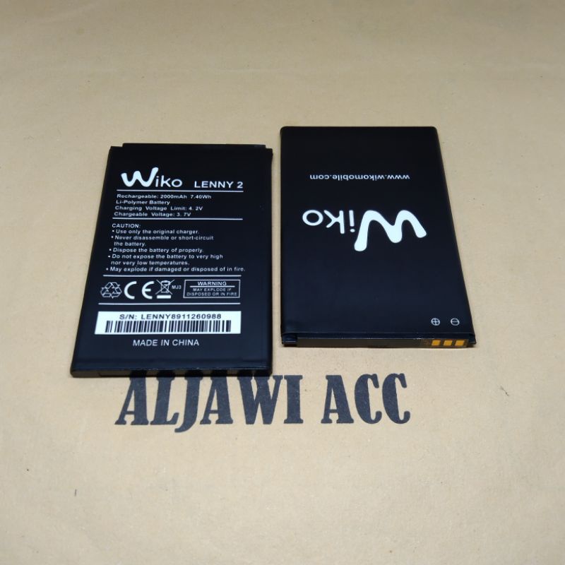 Baterai Batre Battery Wiko Lenny 2 Lenny 1 Wiko 5030 Original Battery Hp