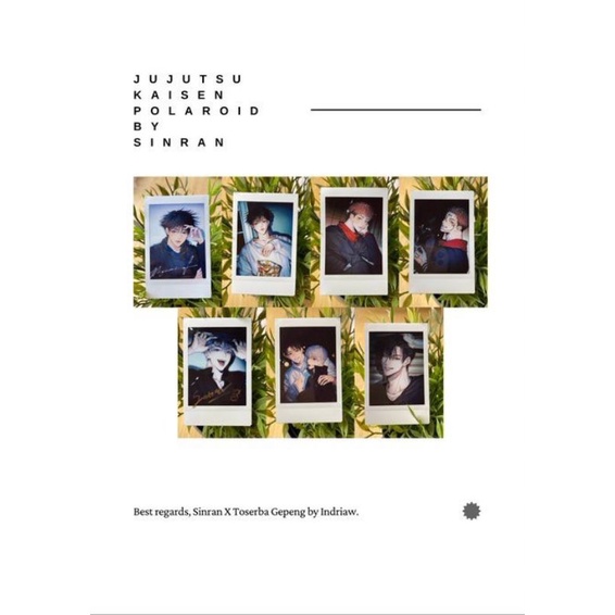JUJUTSU KAISEN POLAROID BY SINRAN