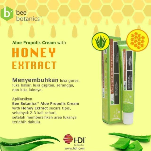 HDI Aloe propolis cream with honey extract