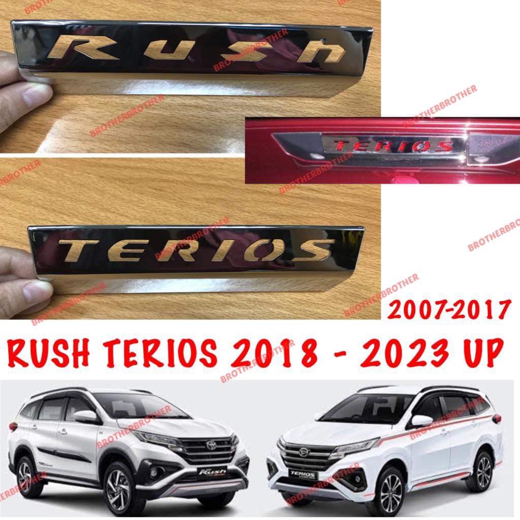 Lampu spoiler All new rush terios 2018 2021 2022 2023 Cover Chrome
