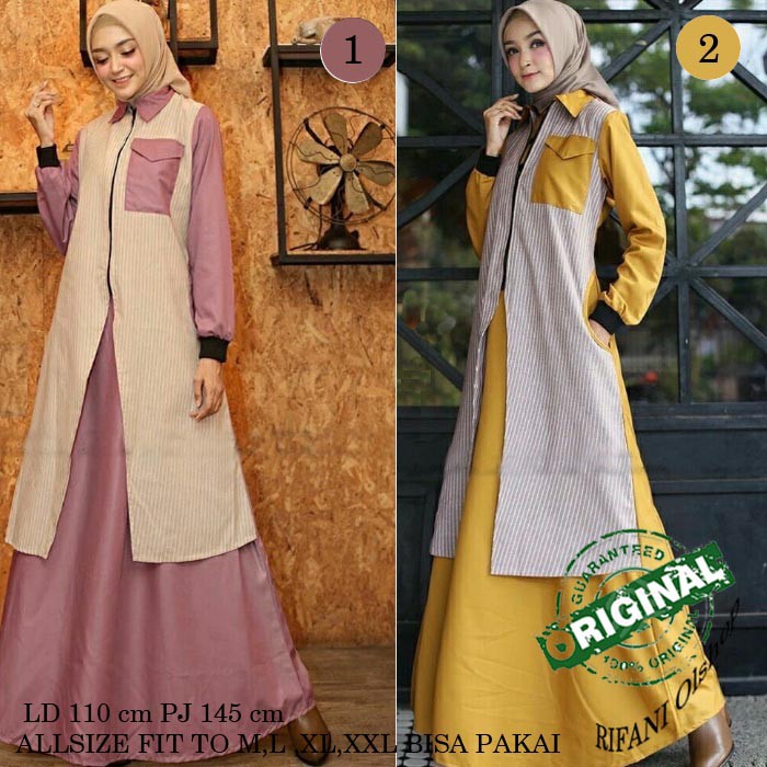 GAMIS WANITA TERBARU DAVIRA DRES CASUAL PREMIUM