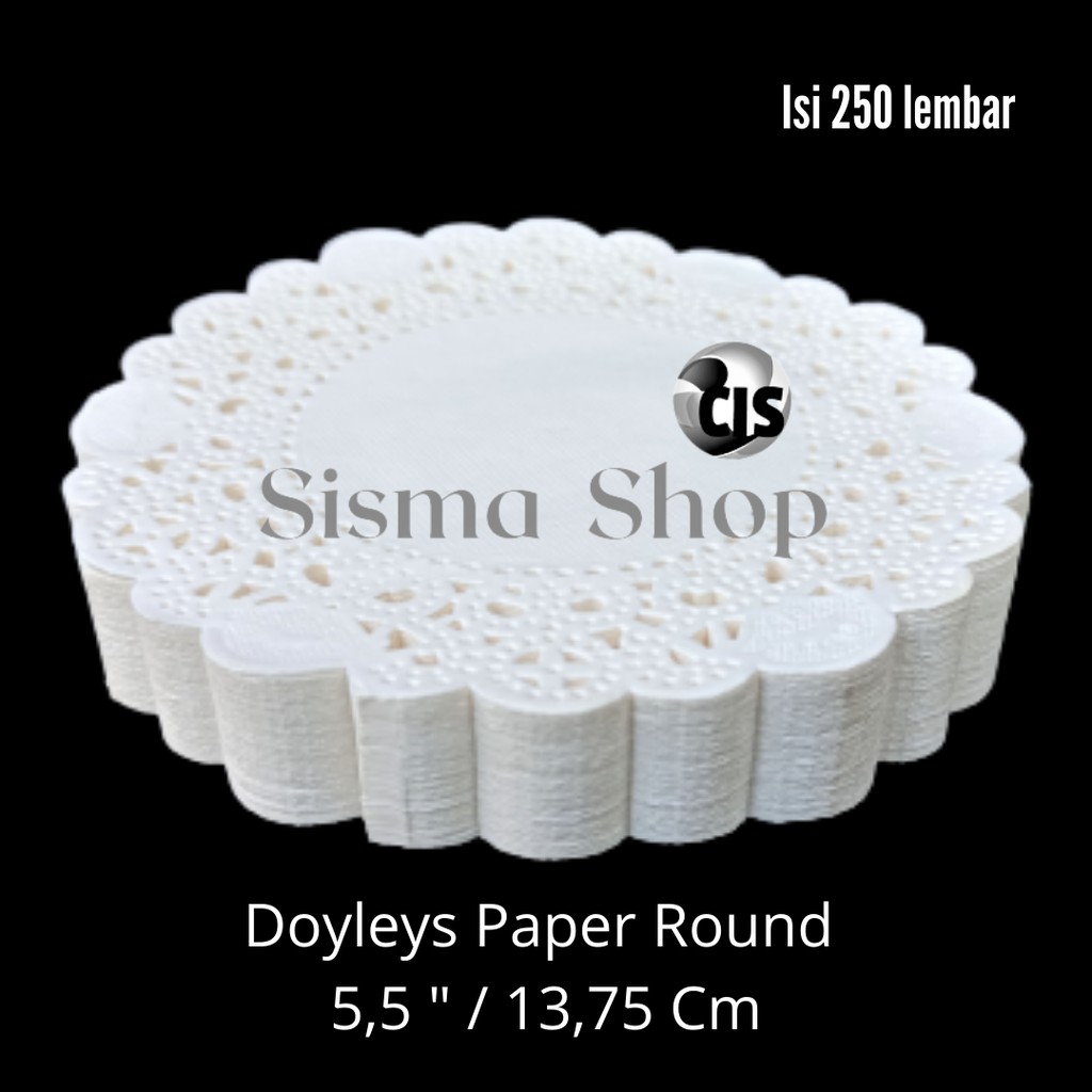

Doyleys Paper Round 5,5" / Kertas Doyleys Bulat 13,75 Cm - isi 250