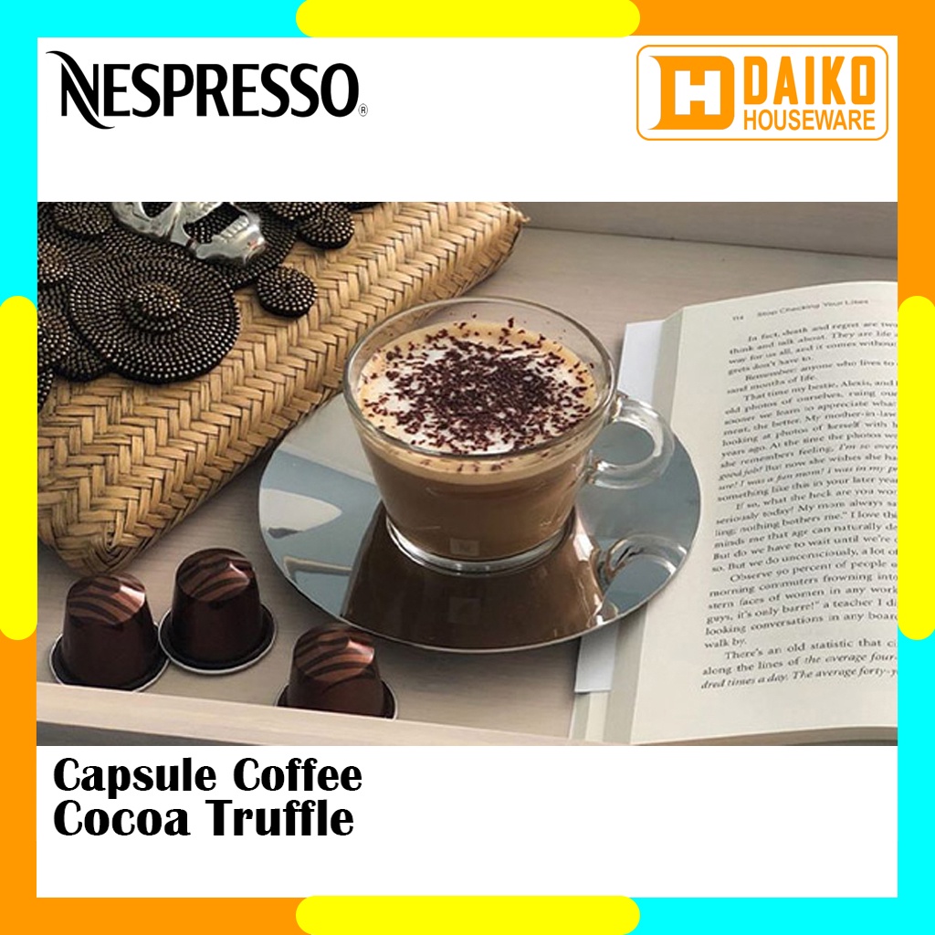 Capsule Nespresso Cioccolatino - Cocoa Truffle Kopi Original Nestle Pack - Coffee Barista Creations Kopi Kapsul Exapred Panjang