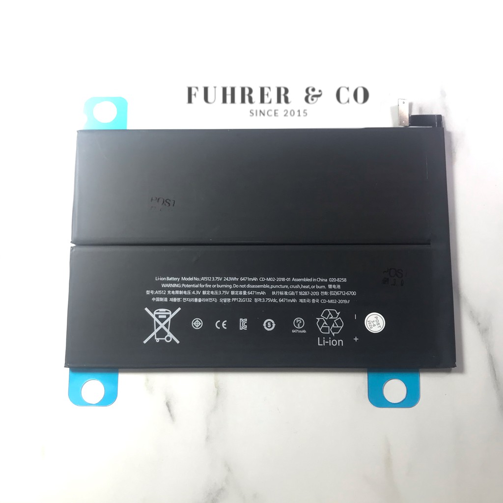 Batre Baterai iPd Mini 2 Mini 3 A1512 6471 MAh