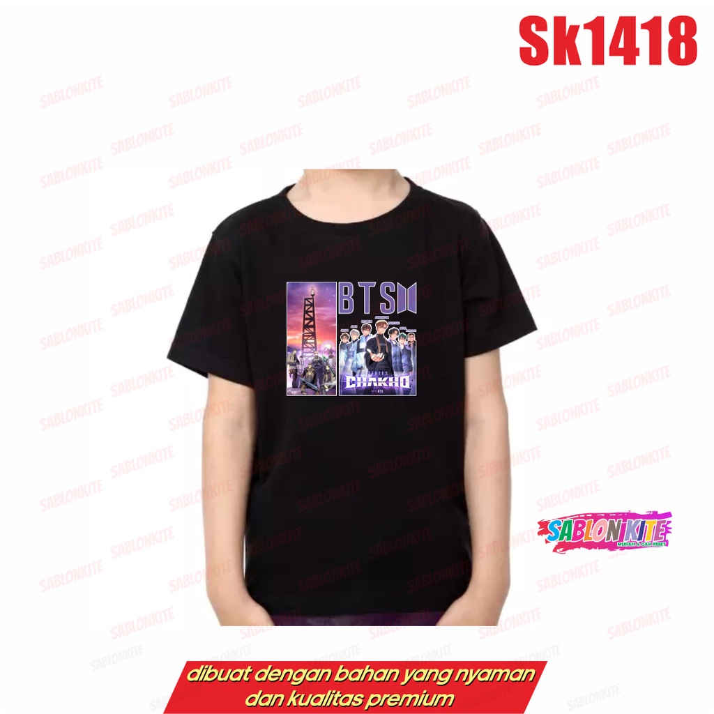 MURAH!!! KAOS KPOP CHAKHO TOON SK1418 UNISEX ADA KAOS ANAK