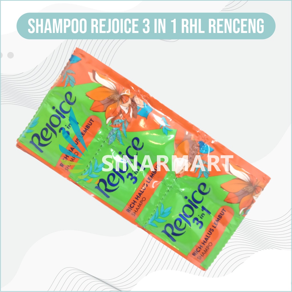 SHAMPOO REJOICE 3 IN 1 RENCENG / SACHET
