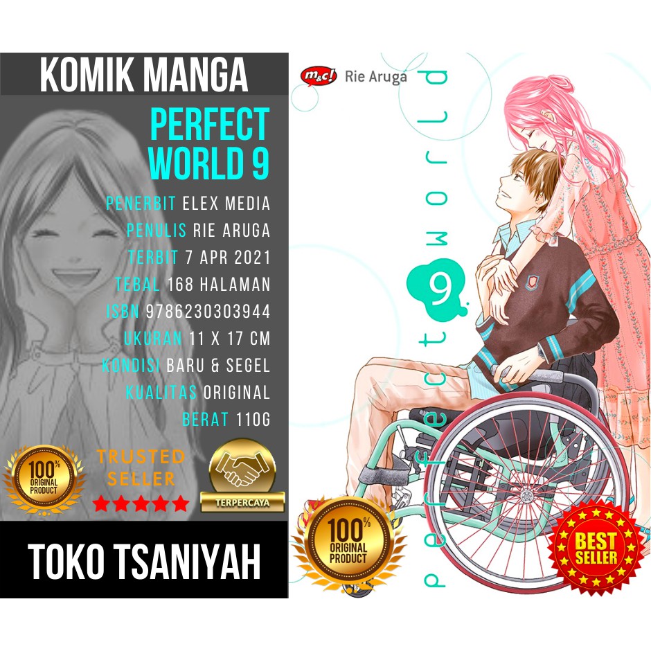 Buku Komik Romantis Perfect World 9 Rie Aruga Komic Cinta Romance Komik Manga Anime Manhwa