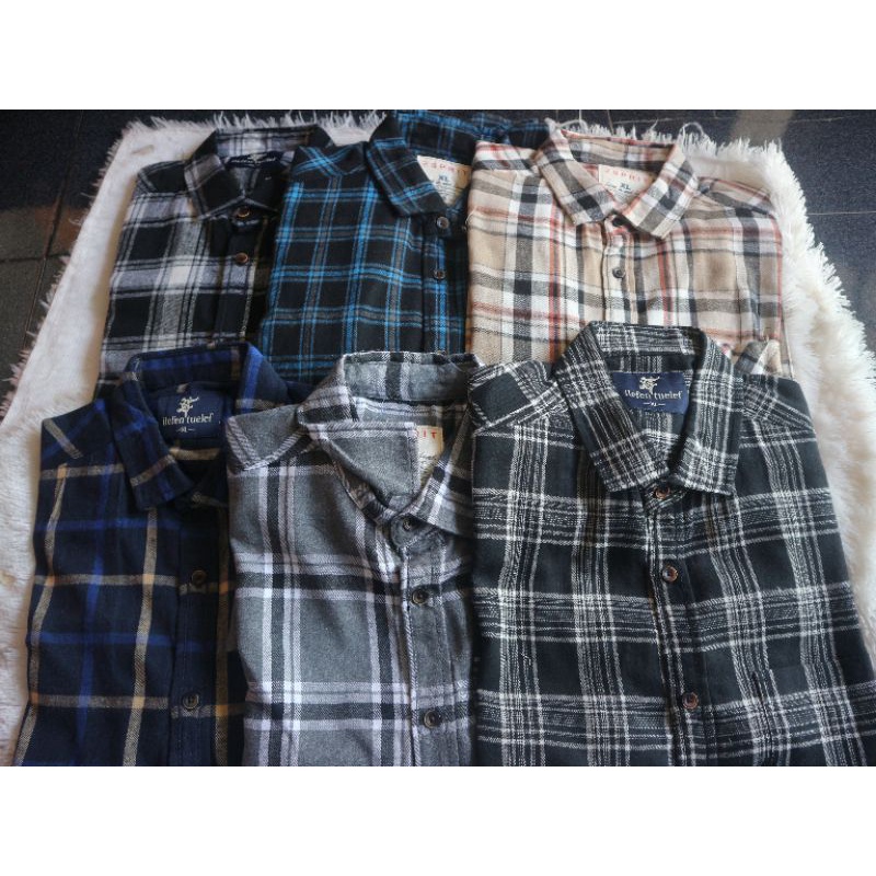 FLANEL UNISEX UKURAN L-XL