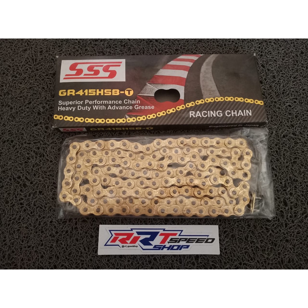 RANTAI SSS CHAIN GR415HSB-T 415 110 120 130 L GOLD