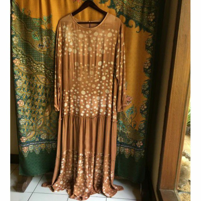 Kawma Dress by Dian Pelangi TERBARU Busana Muslim Batik Pesta Wanita Cantik Anggun Casual Formal
