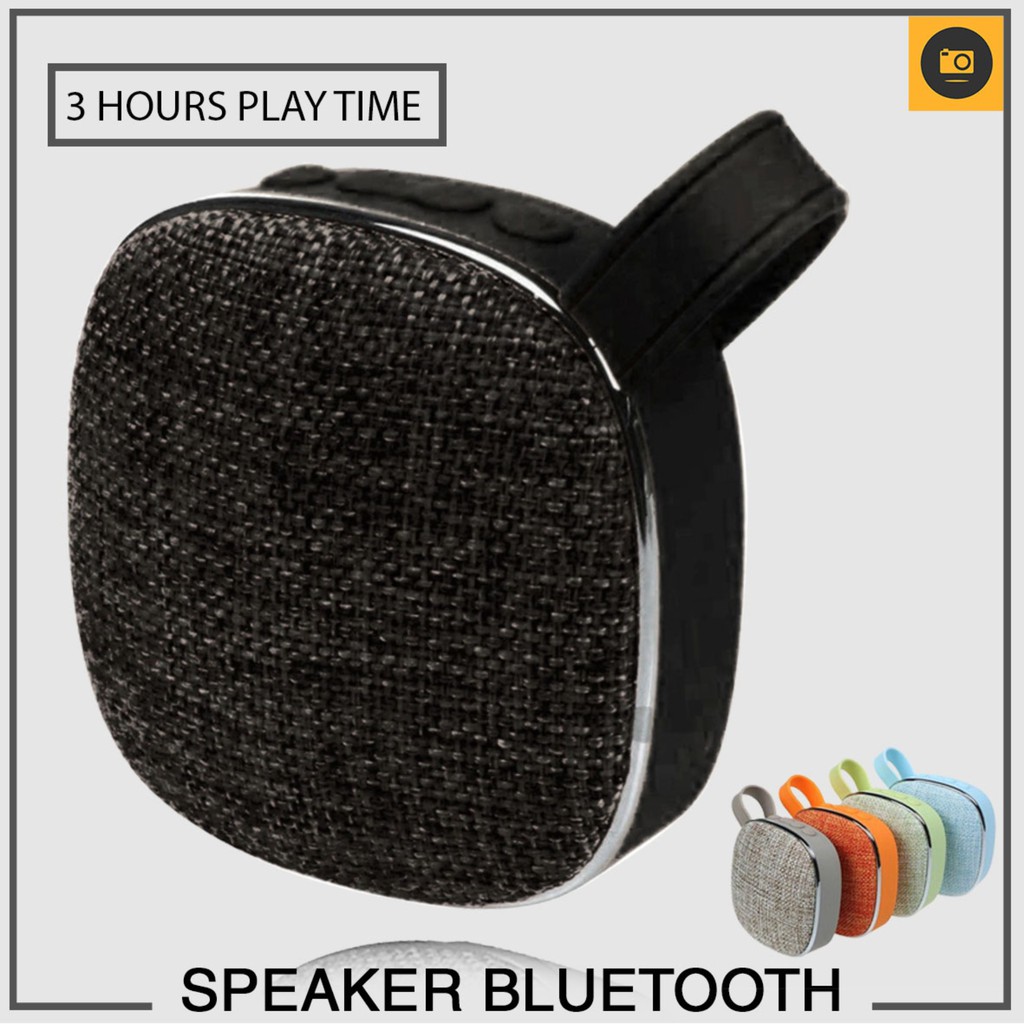 Speaker Bluetooth Portable Wireless Super Bass Radio FM Speker X25 Hitam Perangkat Audio Profesional