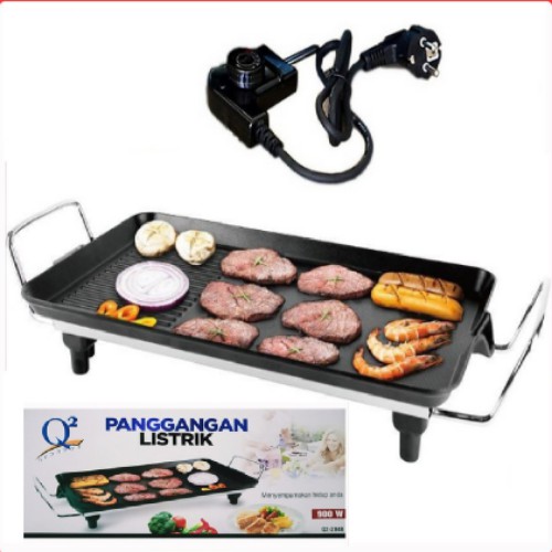 Alat Panggang BBQ Elektrik Teflon Anti Lengket Listrik Electric Grill 2848