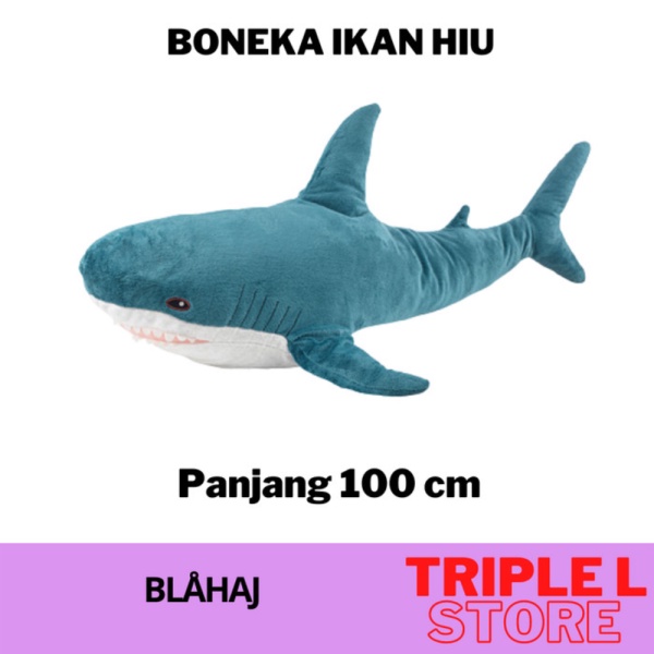 

Promo Boneka Ikan HIu Besar Soft Toy Shark Big Panjang 100 cm Lembut BLHJ Diskon