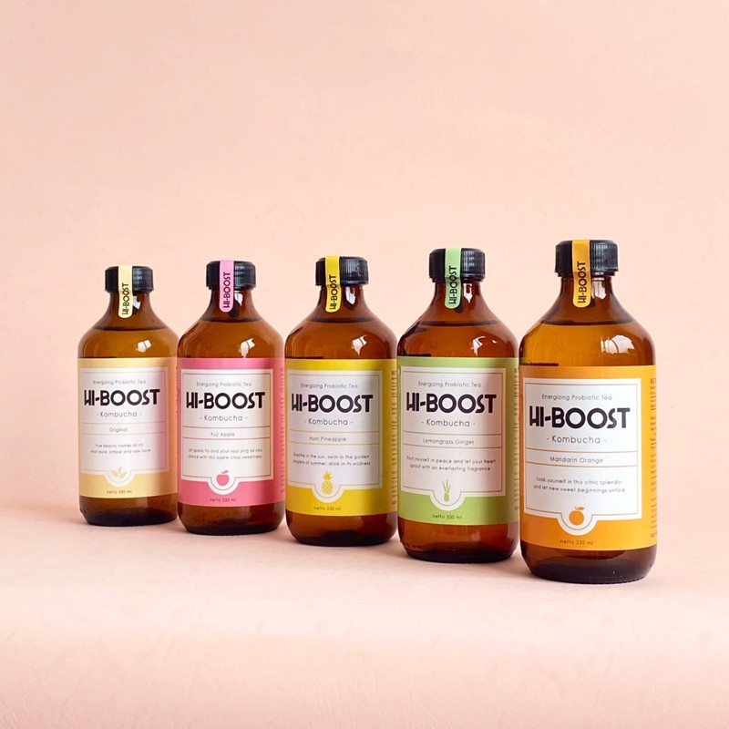 

Hi-Boost Kombucha Teh Fermentasi Probiotik 300 ml