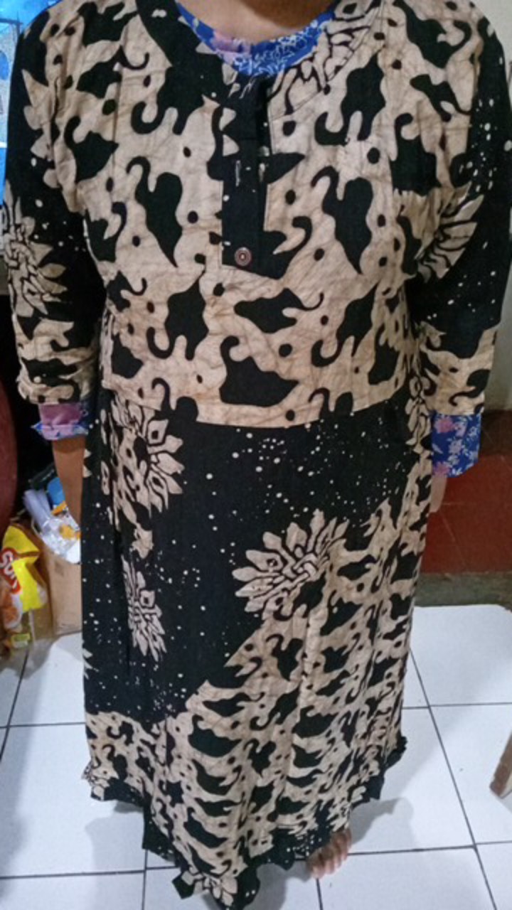 Yuli - Longdrees/sekdres Maura Jumbo Ld 120-130 Cm/pb 125 Cm Batik Cap Pekalongan