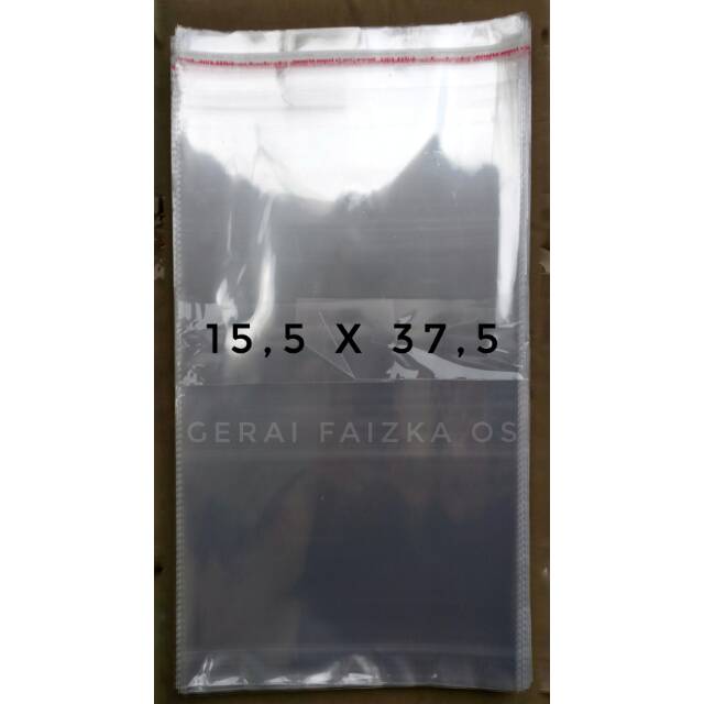 

PLASTIK OPP TEBAL DOUBLE SEAL (SEAL/LEM) 15,5x37,5