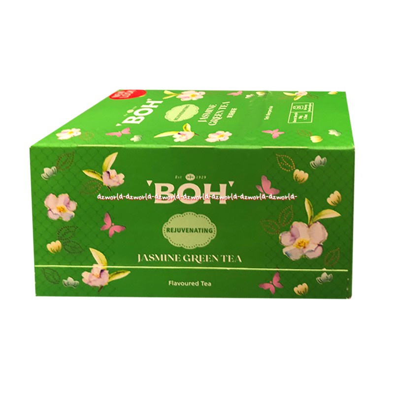 Boh Rejuvenating Jasmine Green Tea 25sachet Reviving Peppermint Botanical Beverage Teh Melati Teh Hijau Teh Rasa Mint Mentol Teh Boh Boh Tea
