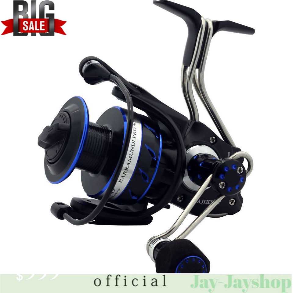 Ajiking Barramundi Pro. Spinning Reel. Wire &amp; Aluminium Body