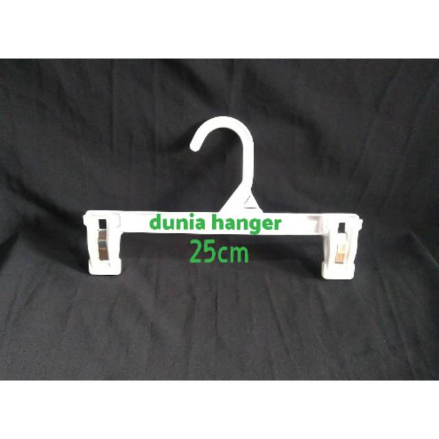 Hanger jepit celana 25cm harga lusinan