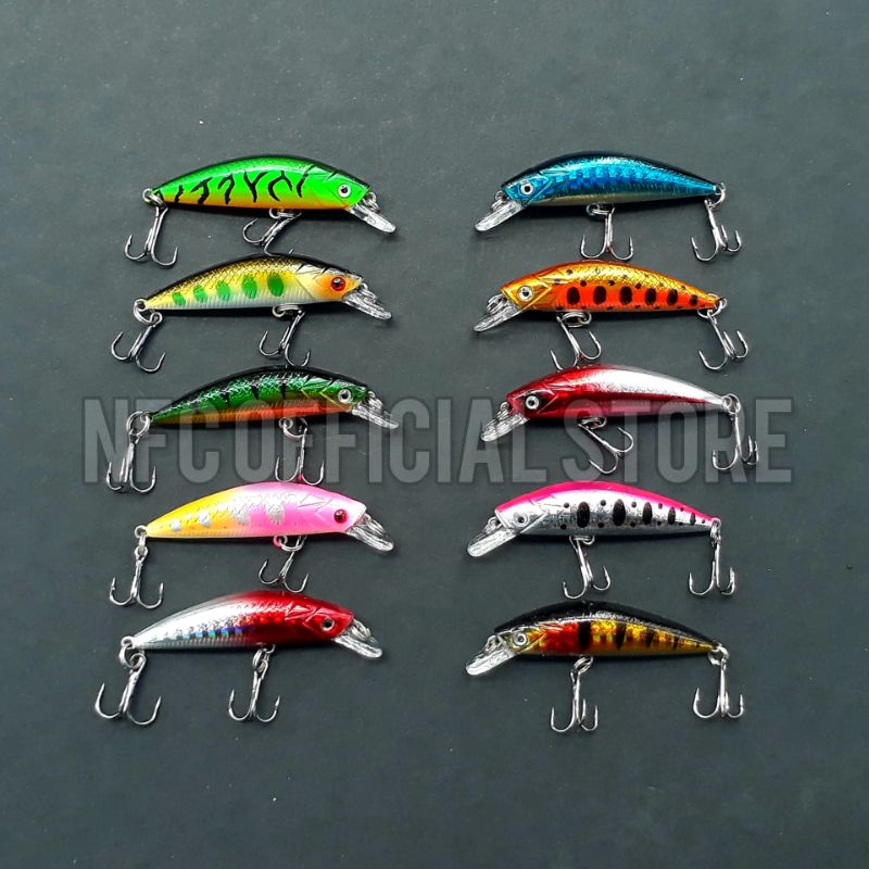 Lure minnow Sinking 6cm / 6gr Replika ALTRON Rekomendasi untuk Ultralight casting