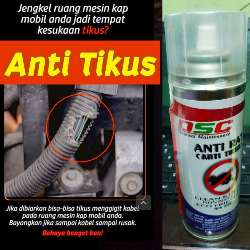 Pengusir tikus mobil DSC anti tikus anti rat 250 ml