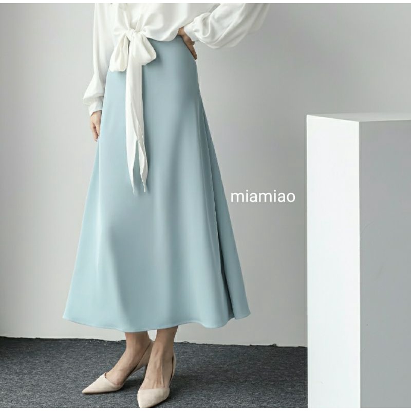 SKIRT SHAKILA PREMIUM.FLARE A-Line. ROK WANITA KOREAN STYLE