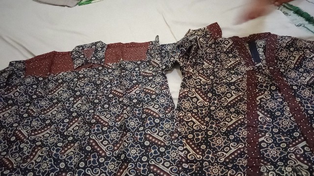 Maura Couple Sania Ruffle Batik Couple Ori .