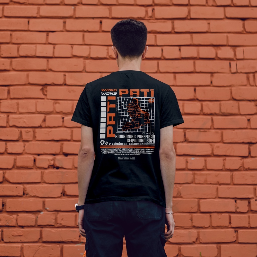 Kaos Pati Tshirt Distro Streetwear Pria Wanita Kaos Kota Pati Kaos Plat K Kaos wong pati Kaos cah pa