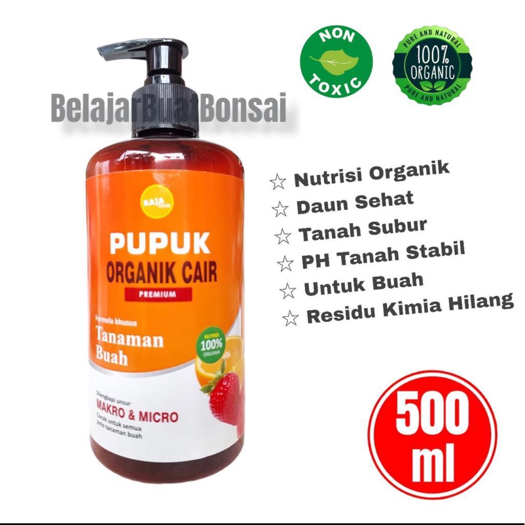 Pupuk Organik Cair Tanaman Buah dan Bunga 500mL  Kompos