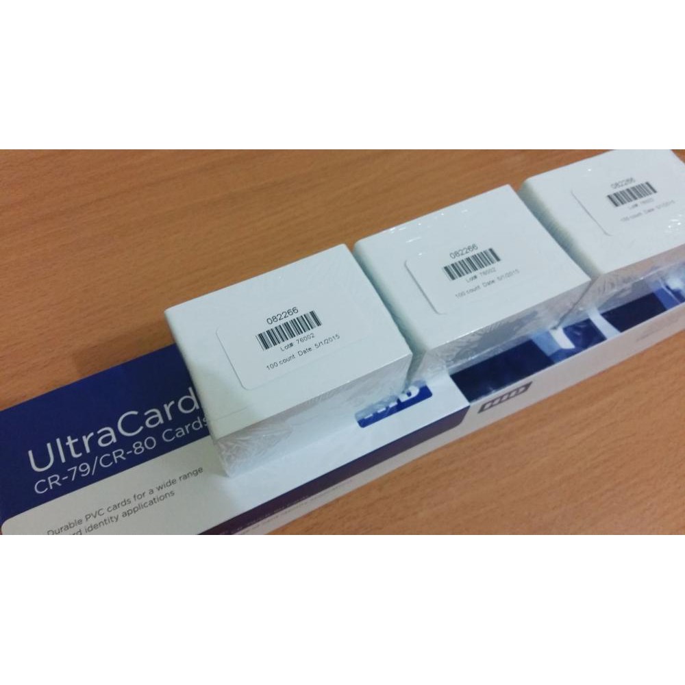 

Ultracard 10 Mil CR-80 PVC Adhesive Back Card PN:082266
