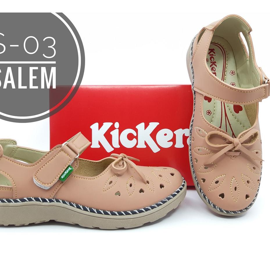 Paling Laris|SQ28|Sepatu Kickers Wanita Bahan Sintetis Kode S-03