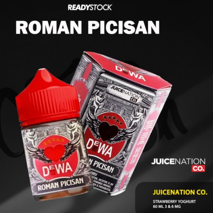 ROMAN PICISAN STRAWBERRY YOGURT 60ML NY DEWA 19 - AUTHENTIC