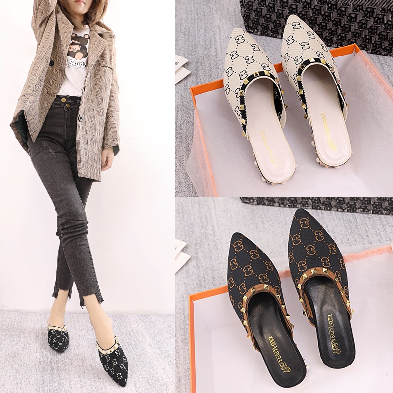 cind 5087, sandal flat wanita import fashion sandal terkiniian dan terbaru cantik terpopular