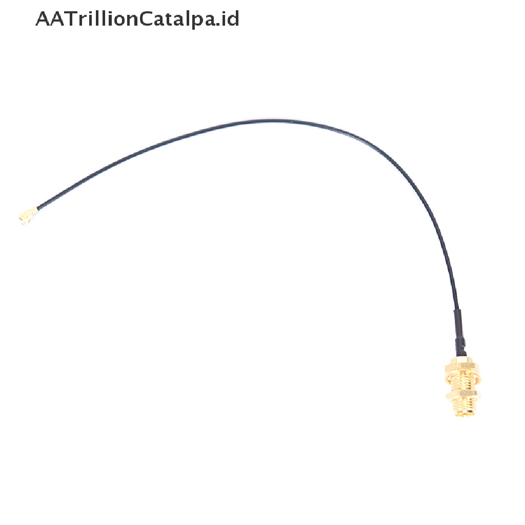 Aatrillioncatalpa 5pcs Kabel Konektor Antena WiFi IPX Ke RP-SMA Female UFL Ke RP SMA