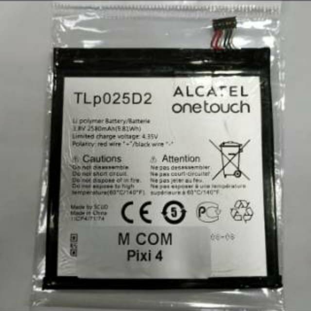 ALCATEL PIXI 4 / TLP025D2 , PIXI 4 (4) / TLI015M7 , POP C5 / MIFI MW40 / TLIB5AF baterai battery