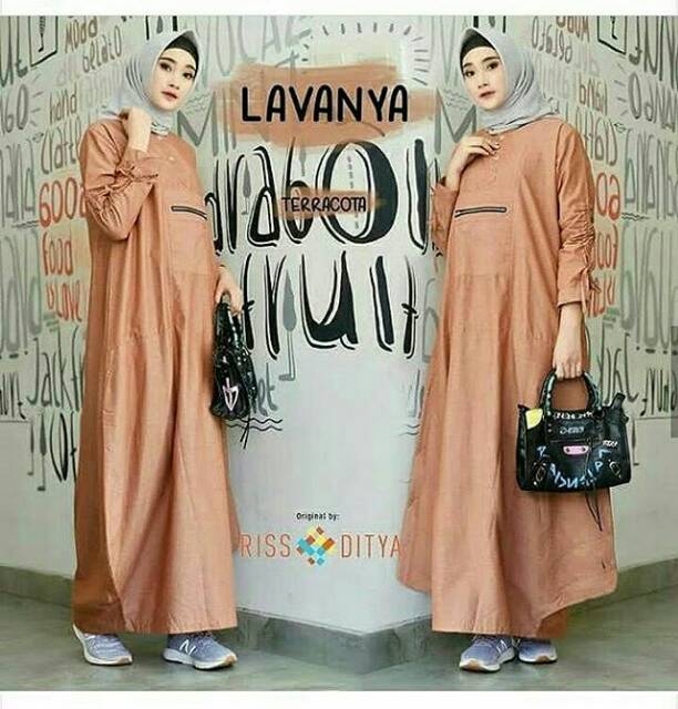 DRESS MUSLIM, baju wanita, baju gamis, dress, gamis, Baju gamis, fashion wanita, LAVANYA MAXY