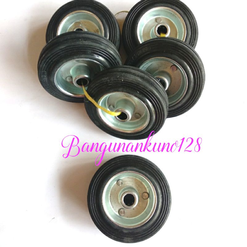 Roda Karet 4"/ Roda Gerobak 4" atau Roda Etalase 4" roda saja