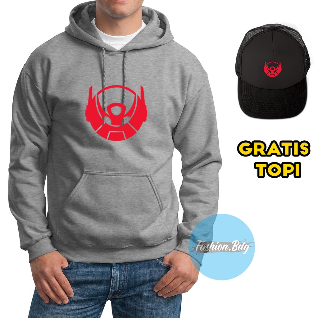 Sweater Hoodie Bigetron Esport Unisex Hitam Navy Merah Abu