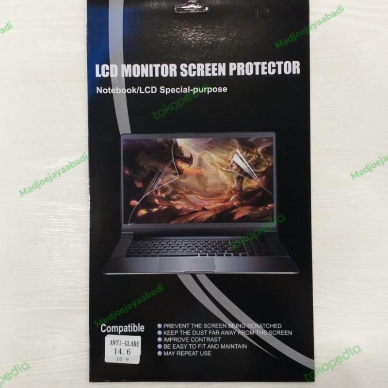 Anti Gores 14 Inch Anti Radiasi Screen Guard - LCD Protector 14 inch Anti Glare